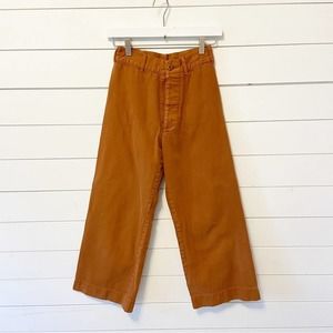 The Great. | High Rise Wide Leg Cropped Pants Size 25